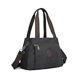 KONO Canvas Handtasche Frauen Hobo Schultertasche Vintage Top Griff...