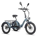 Fafrees Zulassung F20 Mate E-Bike 3 Rad Klapprad für Erwachsene 48V COC...