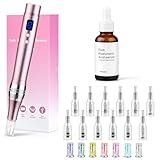 Dessnill Dermapen Elektrische Microneedling Pen Micronadeln Pen 0-2,0mm mit...