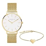 Liebeskind Berlin Set aus Armbanduhr und Armband LS-0103-MQB IP gold