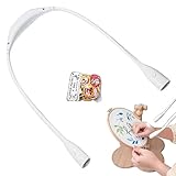 Abonda Nacken-Leseleuchte, Lese-LED-Strick-USB-Lampe | Wiederaufladbare...