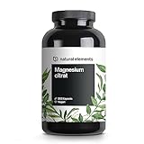 Magnesiumcitrat – 360 mg elementares Magnesium pro Tagesdosis – 365...