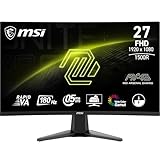 MSI MAG 27C6F 27 Zoll FHD Curved Gaming Monitor - 1500R 1920 x 1080 Rapid...