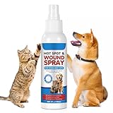 JSBNQRMZ Haustier Wundspray,Wundpflege & Hautregeneration für Hunde &...