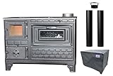 Giesty® Outdoor-Küchenofen Terrassenofen, Holzofen mit Holz und...