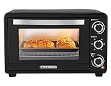 Steinborg Mini Backofen mit Umluft 25 Liter Elektrischer Pizzaofen...