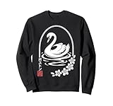 Boston in Katakana - Kawaii Schwan & Sakura Sweatshirt