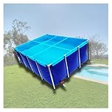 Mobiler Fischteich im Freien, oberirdischer Aquariumpool für Koi & Hummer,...