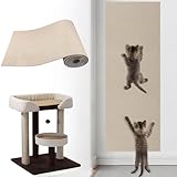 Selbstklebend Kratzbretter Khaki Katze Kratzteppich Katze Kratzmatte Katze...