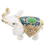 Alipis Kasten Schmuckkästchen schmuck Schmuckbehälter Elefant Schmuckbox...