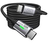 INIU USB C Kabel, 100W [2m] PD3.0 Schnellladekabel USB C auf USB C, Nylon...