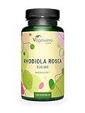 RHODIOLA ROSEA Kapseln Vegavero® | PREMIUM ROHSTOFF RhodioLife® | 3%...