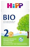 HiPP 2 Bio Folgemilch (4 x 600g), nach dem 6. Monat, mit Omega-3 (DHA,...