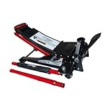 Hydraulischer Wagenheber 4T Doppelkolben mit Fußpedal – Extra Flach...