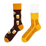 OUDQFCJ 1 Paar Biersocken,Biersocken Männer Bier Socken Bier,Gemusterte...