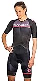 SUNDRIED Womens Pro Trisuit Triathlon One Piece Aero Radfahren Skinsuit Tri...