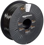 Amazon Basics 3D-Drucker-Filament aus PLA-Kunststoff, 1.75 mm, Schwarz, 1...