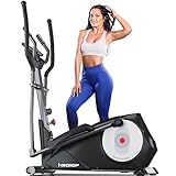 HIROLLOP Crosstrainer für Zuhause, 95% Vormontiertes Ellipsentrainer mit...