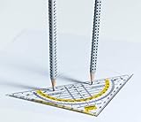 KREISLINEAL Geometrie Dreieck / Geodreieck zum Kreise zeichnen,...