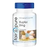 Fair & Pure® - Kupfer 2mg - 120 Tabletten - Kupferbisglycinat - vegan