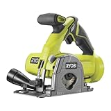 RYOBI R18MMS-0 18 V ONE+ Akku-Tauchsäge (Sägeblatt 85 mm, Schnitttiefe...