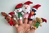 5 x Weihnachts Fingerpuppen. 5 verschiedeneVariationen: Rentier,...