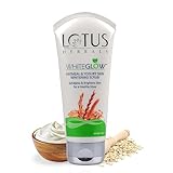 Lotus Herbals WhiteGlow Hautaufhellungspeeling, Haferflocken und Joghurt,...