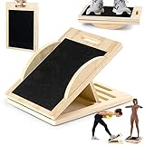 2 in 1 Wadendehner Balance Board erwachsene Schrägbrett aus Holz...