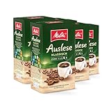 Melitta Auslese Filter-Kaffee 6 x 500g, gemahlen, Pulver für...