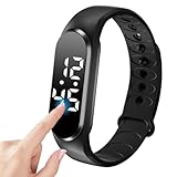 RANJIMA Vibrationswecker Armband, Fitness Armband Schrittzähler mit Timer...