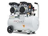 Starkwerk SW 457/8 Flüster Kompressor Silent Kompressor 1,5kW !69 dB! 8Bar...