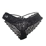 Damen Unterwäsche Baumwolle Unterhose Stretch Spitze Slip Nahtlose Panties...