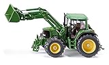 siku 3652, John Deere Traktor mit Frontlader, 1:32, Metall/Kunststoff,...