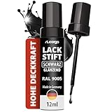 LICARGO Lackstift Schwarz Glänzend 12ml – Perfekte Deckkraft und...