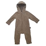 HAFLINGER Premium Baby Kinder Walkoverall aus Merinowolle Beige (46) Gr....