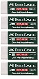 Faber-Castell 188121 - Radierer 7081 N PVC-Free, Kunststoff (5 Radierer,...