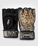 Venum Tiger MMA Handschuhe, Schwarz/Neonorange, Größe S