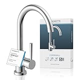 SCHÜTTE Küchenarmatur Cornwall, Wasserhahn Küche, 360 Grad schwenkbare...