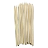 Holz Lagerfeuer Spieß 100 Stück natur - 100 cm x Ø 6 mm - Barbecue...