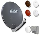 Fuba Digital Sat-Anlage 4 Teilnehmer | Sat Komplettset - Premium Aluminium...