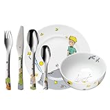 WMF Kindergeschirr-Set Der kleine Prinz, 6-teilig – Edelstahl Besteck mit...