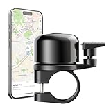 AirBell Pro - Fahrradklingel mit integriertem Tacker für Apple Find My...