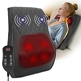 Nackenmassagegerät mit Wärme, 3D Knet Massagekissen Shiatsu zur...