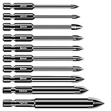 CDIYTOOL 10 Stück Bohrer, 3–12 mm Fliesen- und Glasfliesenbohrer-Set,...