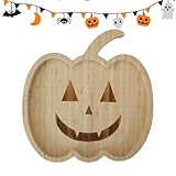 Halloween -Holzschale - Rustikale Servierplatte Palette, Dekoratives...
