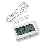 ARCELI 2-in-1 Digital LCD Embedded Thermometer Hygrometer mit externen für...