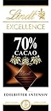 Lindt EXCELLENCE 70 % Kakao - Edelbitter-Schokolade Tafel | Vollmundige...