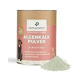 Paws&Patch reines ALGENKALK Pulver für Hunde & Katzen 250g plastikfrei I...