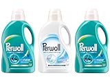 PERWOLL Flüssig-Set 3x 27 Waschladungen (81WL) 2x Sport & 1x White,...
