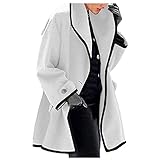 Cenlang Winddichter Damen-Trenchcoat, Basic-Revers, schmal, langärmelig,...